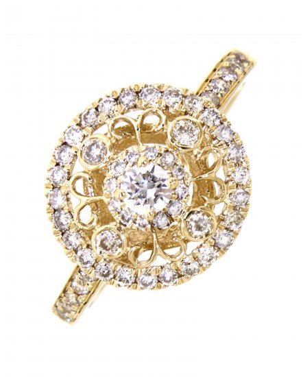ROUND DIAMOND RING (TR3069)