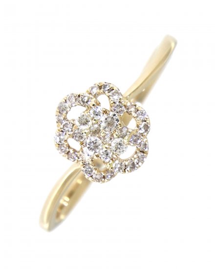 FLORAL STYLE DIAMOND RING (TR3078)