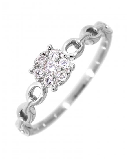 LINK STYLE DIAMOND RING (TR3085)