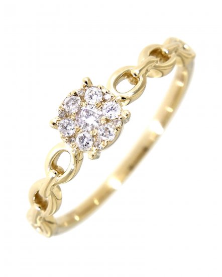LINK STYLE DIAMOND RING (TR3085)