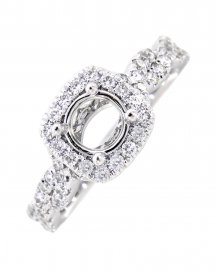 SEMI MOUNT DIAMOND ENGAGEMENT RING (TR3093)