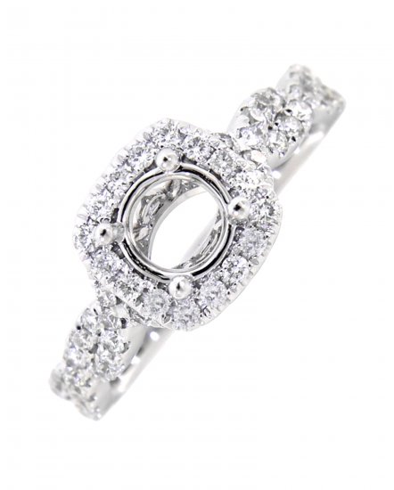 SEMI MOUNT DIAMOND ENGAGEMENT RING (TR3093)