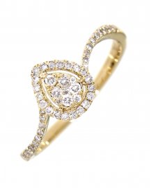 PEAR STYLE DIAMOND RING (TR3100)