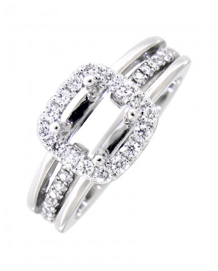 SEMI MOUNT DIAMOND ENGAGEMENT RING (TR3111)