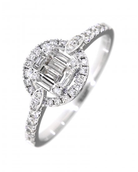 BAGUETTE DIAMOND RING (TR3115)
