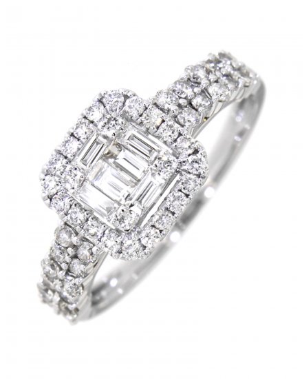 BAGUETTE DIAMOND RING (TR3116)