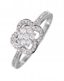 FLORAL STYLE DIAMOND RING (TR3117)