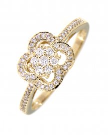 FLORAL STYLE DIAMOND RING (TR3117)