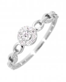 LINK STYLE DIAMOND RING (TR3119)