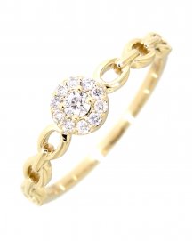 LINK STYLE DIAMOND RING (TR3119)