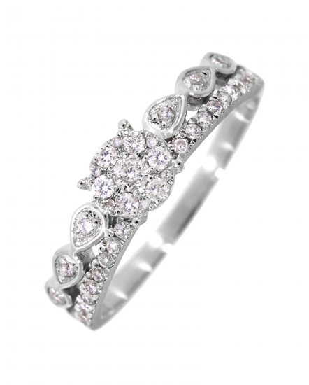 CLUSTER DIAMOND RING (TR3126)
