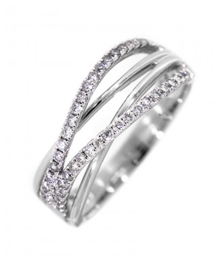 CRISS CROSS STYLE DIAMOND BAND (TR3139)