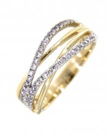 CRISS CROSS STYLE DIAMOND BAND (TR3139)