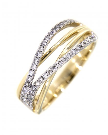 CRISS CROSS STYLE DIAMOND BAND (TR3139)