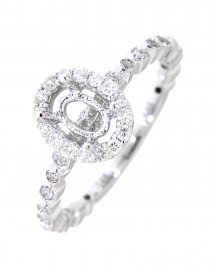 SEMI MOUNT DIAMOND ENGAGEMENT RING (TR3140A)