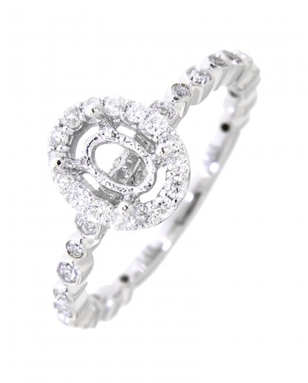 SEMI MOUNT DIAMOND ENGAGEMENT RING (TR3140A)