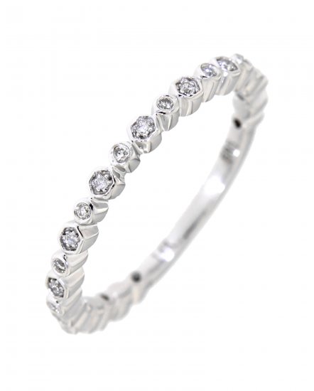 HEXAGON STYLE DIAMOND BAND (TR3140B)