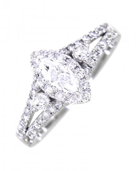 MARQUISE DIAMOND ENGAGEMENT RING (TR3145)