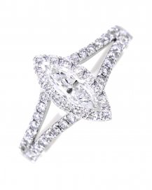 MARQUISE DIAMOND ENGAGEMENT RING (TR3146)