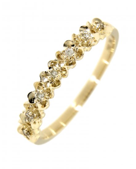 FLORAL STYLE DIAMOND BAND (TR3157)