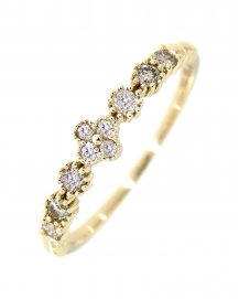 CLOVER STYLE DIAMOND BAND (TR3163)