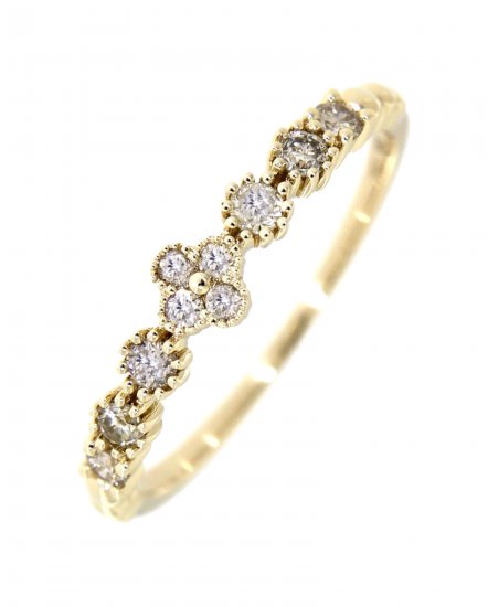 CLOVER STYLE DIAMOND BAND (TR3163)