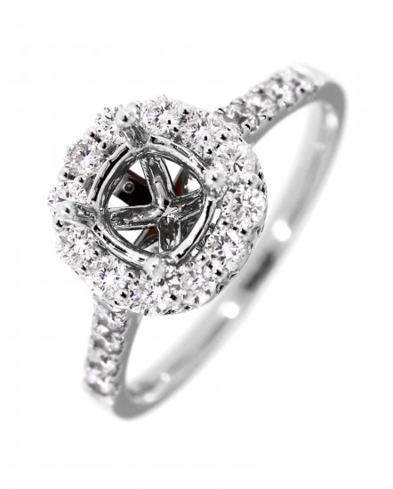 SEMI MOUNT DIAMOND ENGAGEMENT RING (TR3174)