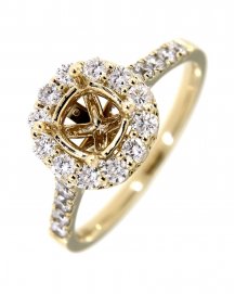SEMI MOUNT DIAMOND ENGAGEMENT RING (TR3174)