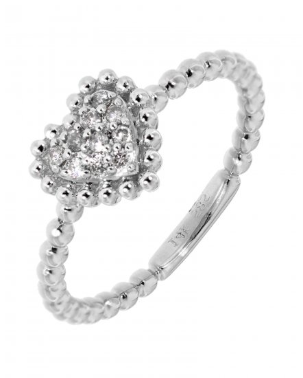 HEART SHAPE DIAMOND RING (TR3186)