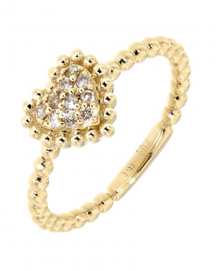 HEART SHAPE DIAMOND RING (TR3186)