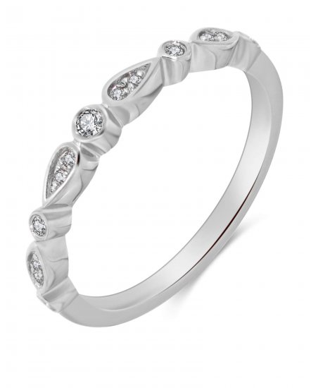 PEAR STYLE DIAMOND BAND (TR3209)