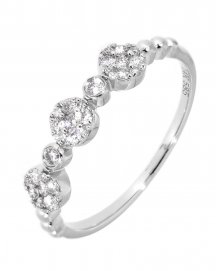 CLUSTER DIAMOND BAND (TR3215)