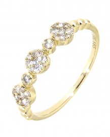 CLUSTER DIAMOND BAND (TR3215)