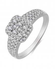 SQUARE DIAMOND RING (TR3217)