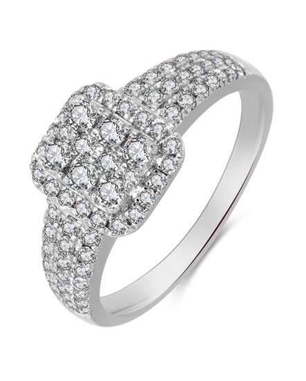 SQUARE DIAMOND RING (TR3217)