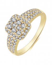 SQUARE DIAMOND RING (TR3217)