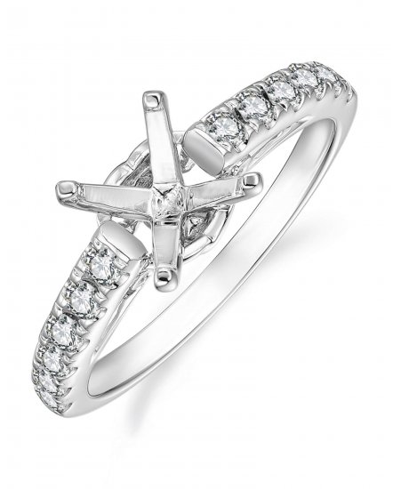 SEMI MOUNT DIAMOND ENGAGEMENT RING (TR3220)