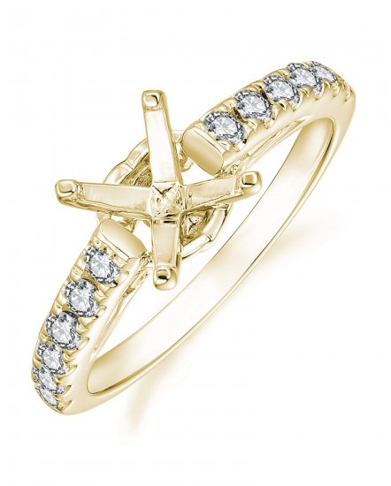 SEMI MOUNT DIAMOND ENGAGEMENT RING (TR3220)