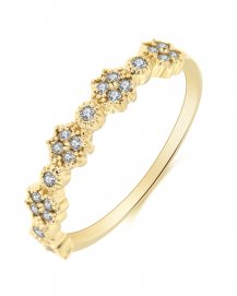 FLORAL STYLE DIAMOND BAND (TR3223)