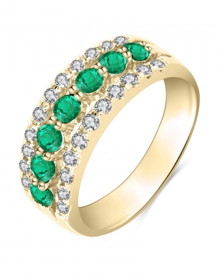 EMERALD DIAMOND BAND (TR3225)