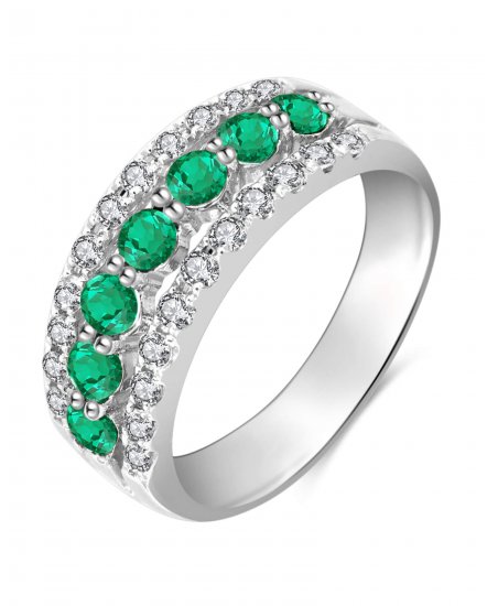 EMERALD DIAMOND BAND (TR3225)