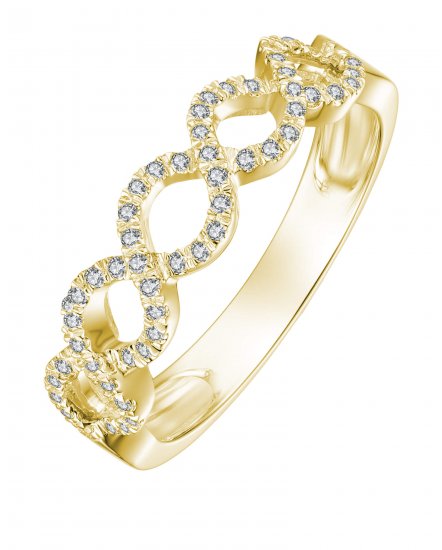 CRISS CROSS STYLE DIAMOND BAND (TR3231)