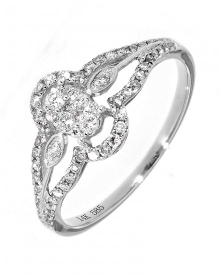 OVAL STYLE DIAMOND RING (TR3240)