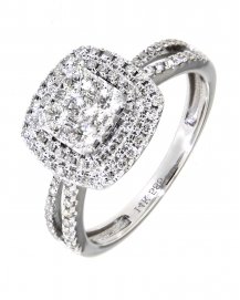 SQUARE DIAMOND RING (TR3243)