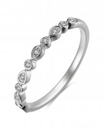 PEAR STYLE DIAMOND BAND (TR3249)