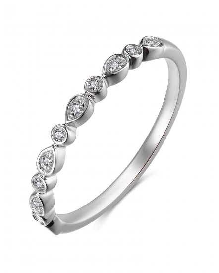 PEAR STYLE DIAMOND BAND (TR3249)