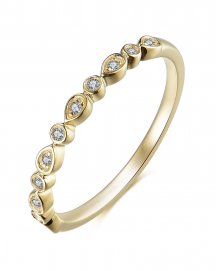 PEAR STYLE DIAMOND BAND (TR3249)