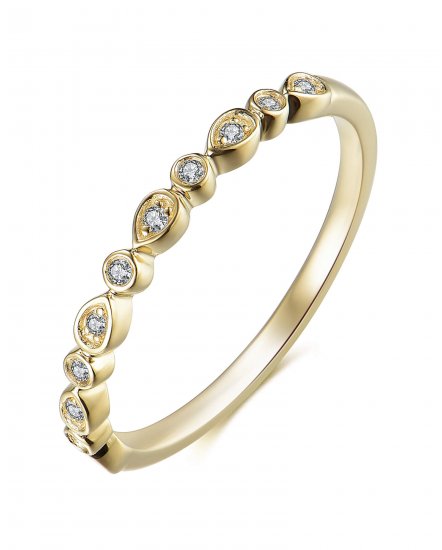 PEAR STYLE DIAMOND BAND (TR3249)
