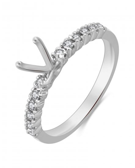 SEMI MOUNT DIAMOND ENGAGEMENET  RING (TR3259)