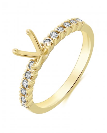 SEMI MOUNT DIAMOND ENGAGEMENET  RING (TR3259)